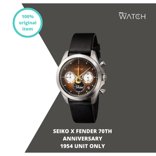 Seiko X Fender Stratocaster 70th Anniversary Official Watch - Jam Tangan Original