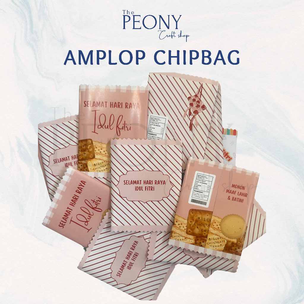 

The Peony Craft - Amplop Chipbag / amplop permen / amplop custom