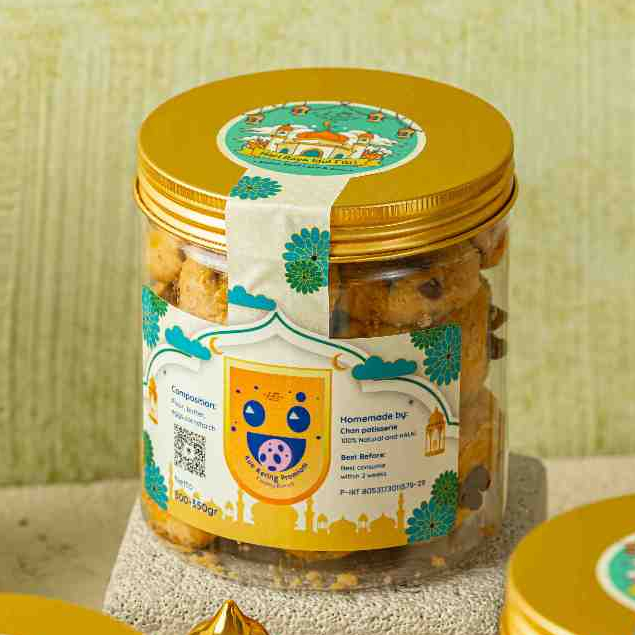 

Peanut Butter Chocochips Chan Patisserie - Jar 600ml | Hampers Idul Fitri | Lebaran | Eid Mubarak