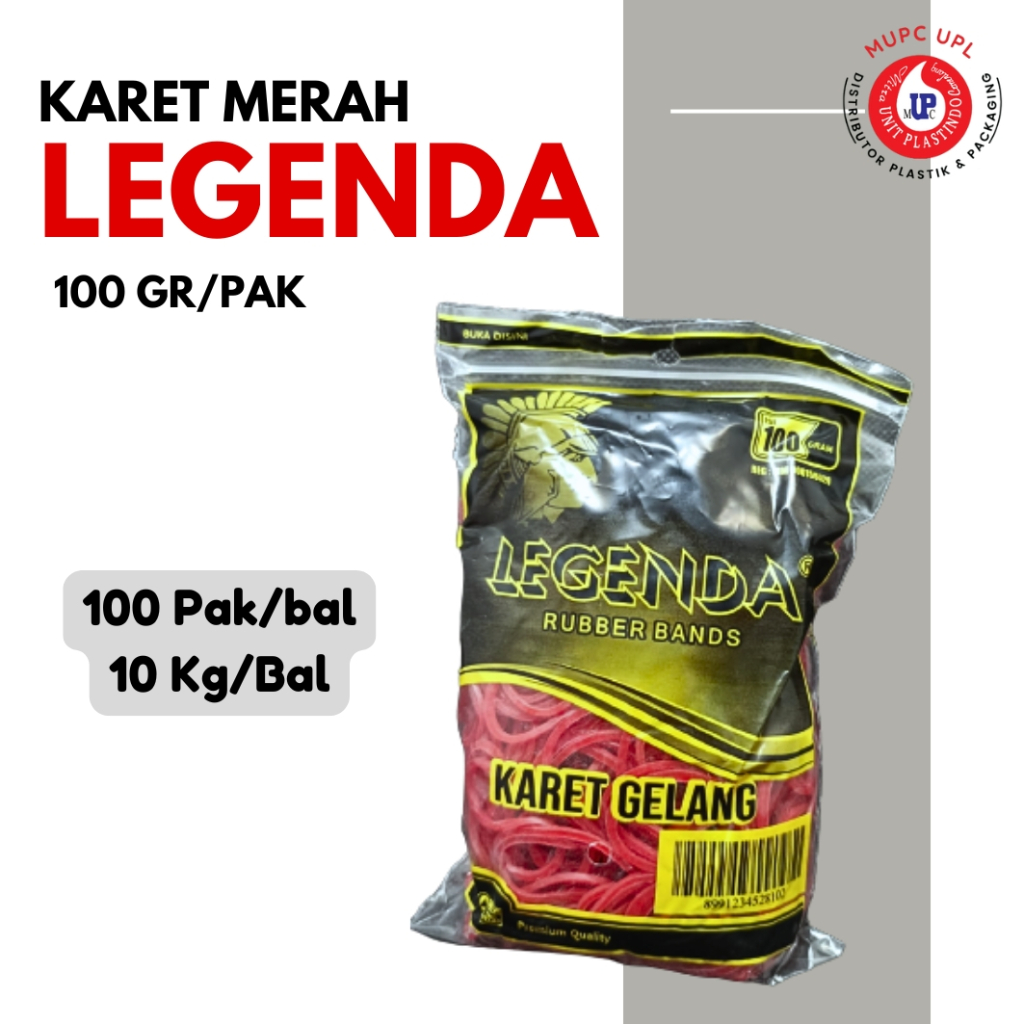 Karet Gelang Merah Legenda/ Karet gelang/ Karet gelang premium