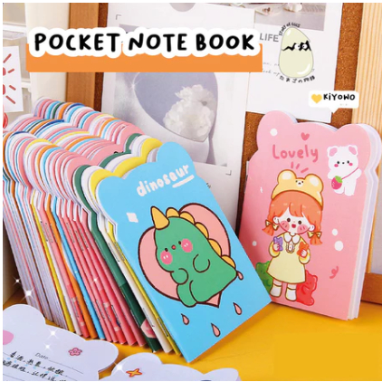 

House Station - Buku Tulis Memo Kecil Mini Motif Karakter Kartun Cartoon Mini Notebook - Note Book Buku Catatan Kartun