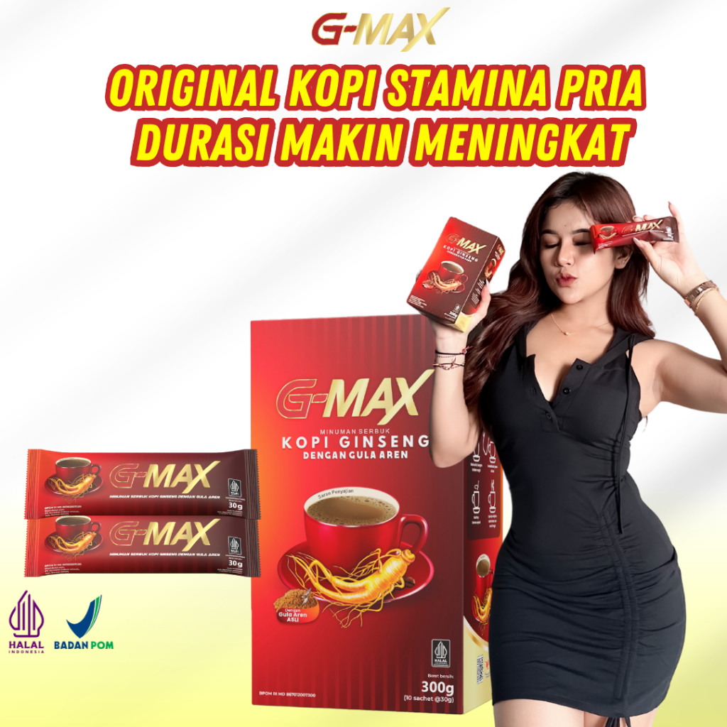 

Kopi Stamina G-max Membantu Menambahkan Lebih Lama Original