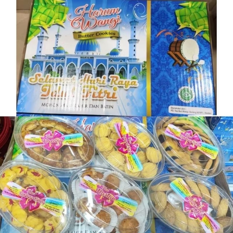 

Harum wangi hampers parsel set kue kering lebaran idul fitri cc BOLEH REQUEST KARTU UCAPAN free