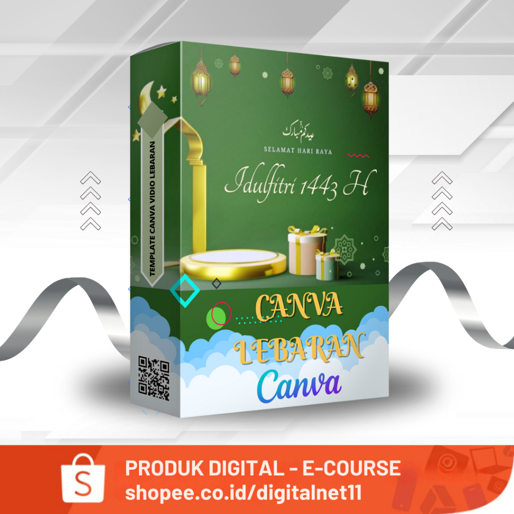 Canva Lebaran - Template Canva Video Ucapan Lebaran - Tag Islam, Ramadhan, Idul Fitri