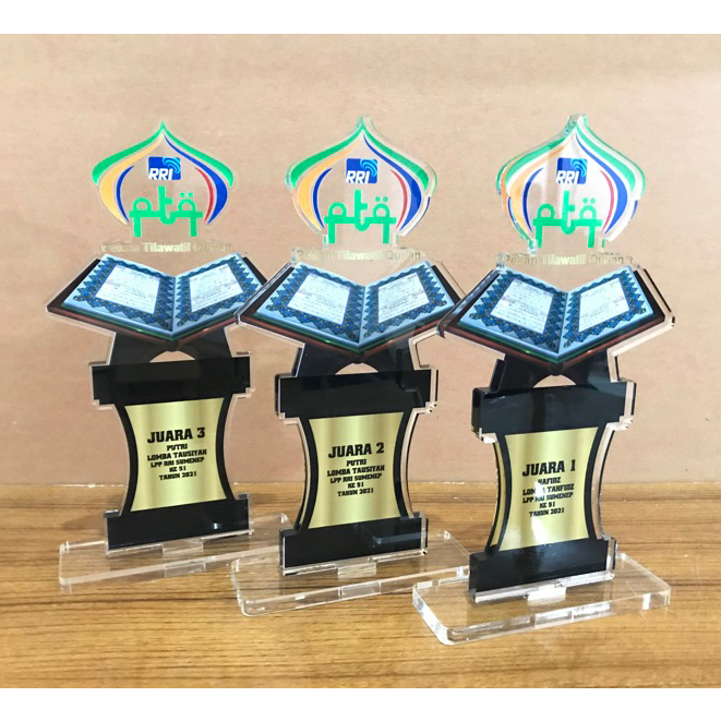 Piala MTQ Plakat Al Quran Piala Lomba Islami Piala Anak