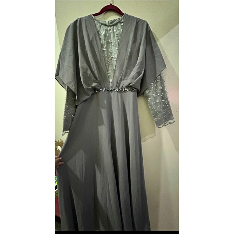 [PRELOVED] DRESS BRUKAT LEBARAN LAMARAN KONDANGAN