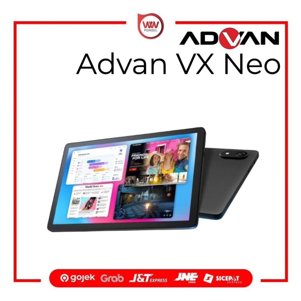 ADVAN Tab VX Neo Ram 4GB Internal 128GB Garansi Resmi