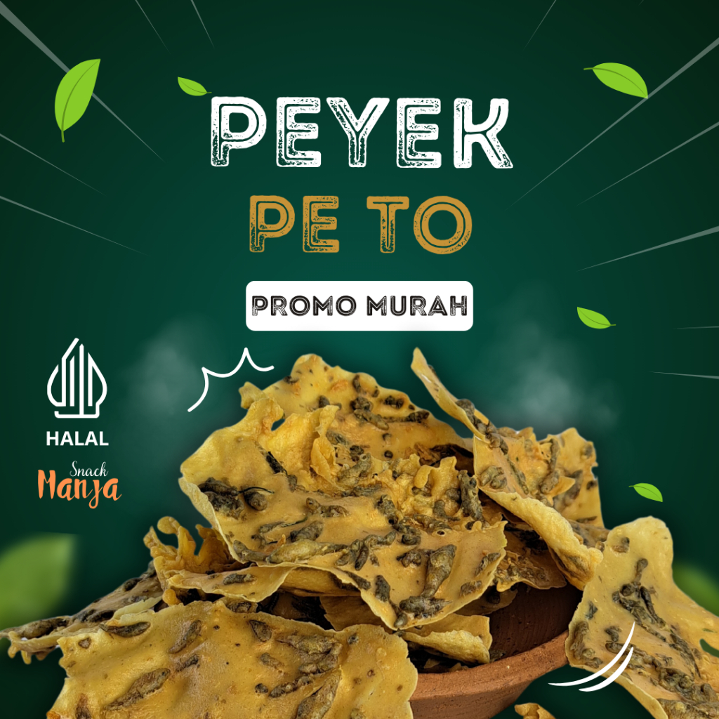 

Cemilan Peyek Peto Gurih - Snack Manja