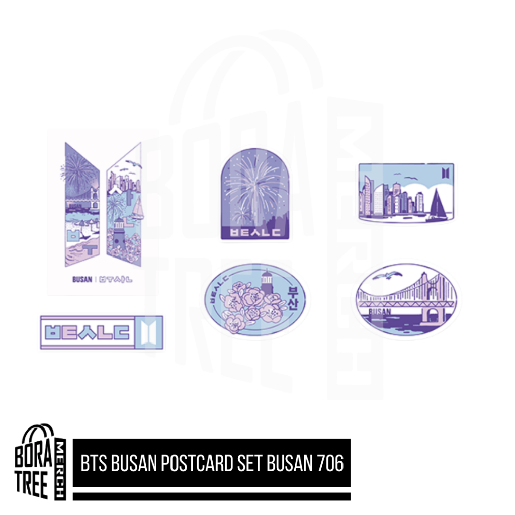 BTS BUSAN POSTCARD SET BUSAN 706