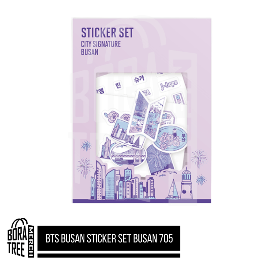 BTS BUSAN STICKER SET BUSAN 705