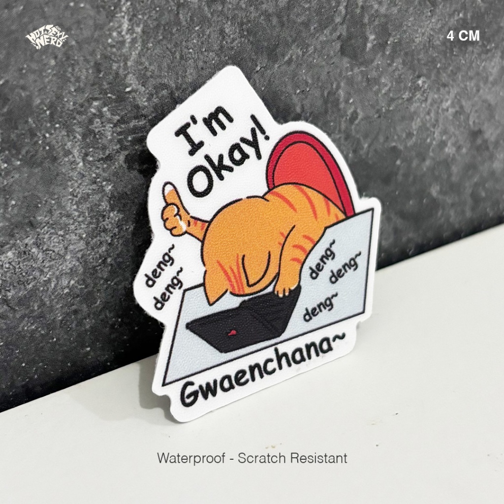 

Sticker Introvert - 4CM [I'm Okay Gwaenchana]