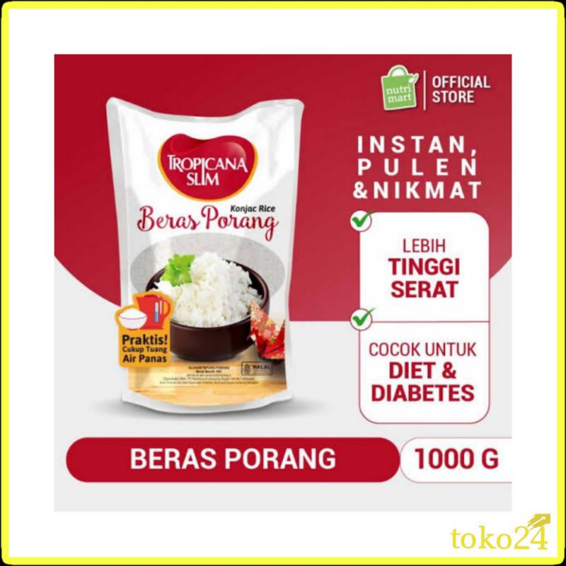 

Tropicana Slim Beras Porang Instant 1 kg