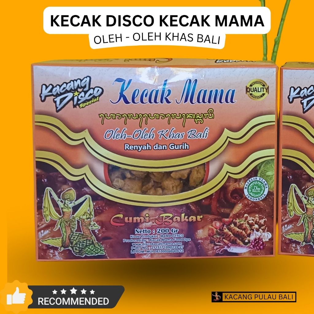 

Kacang Disco Kecak Mama Khas Bali 200gr