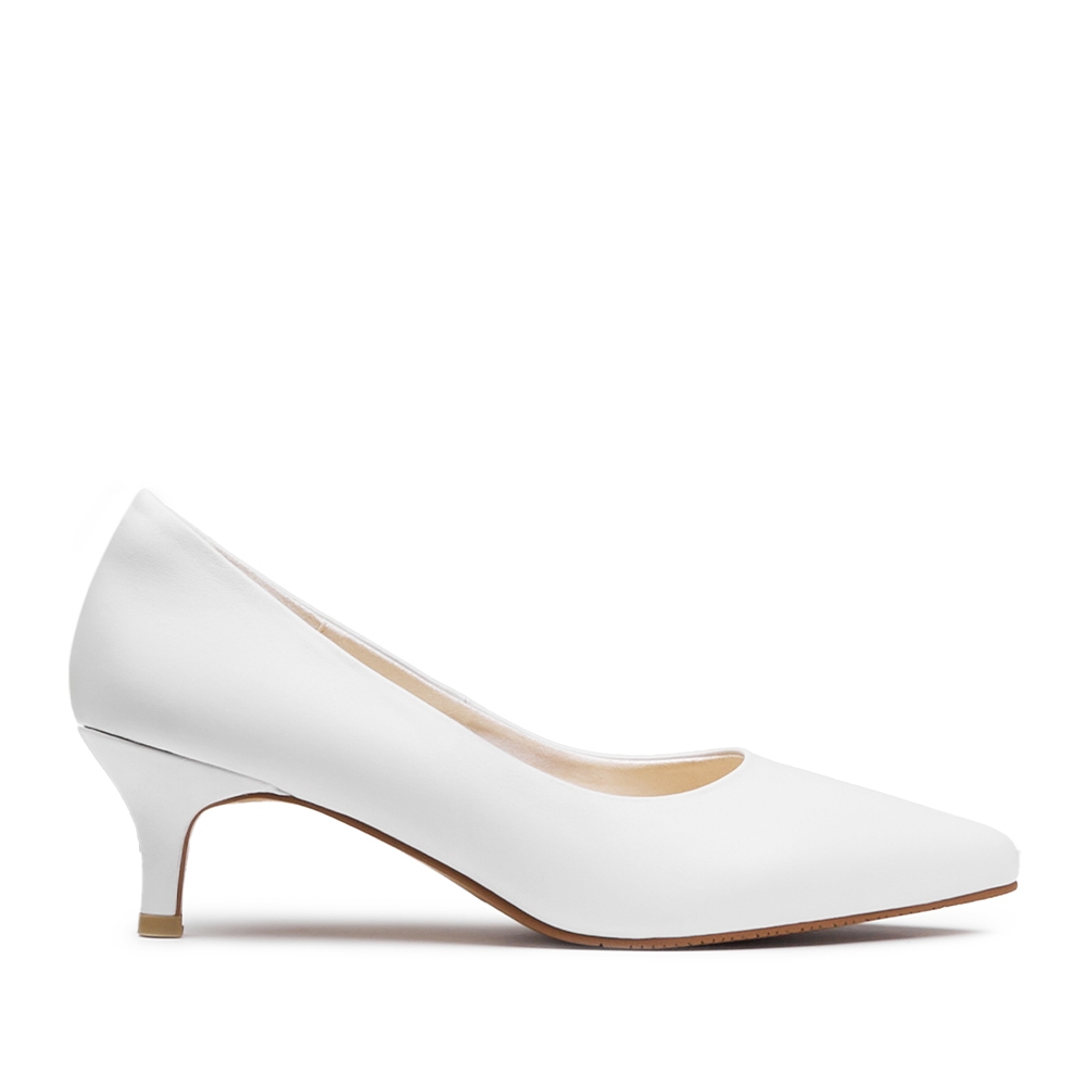 Prabu - Kanaya White High Heels Wanita Putih