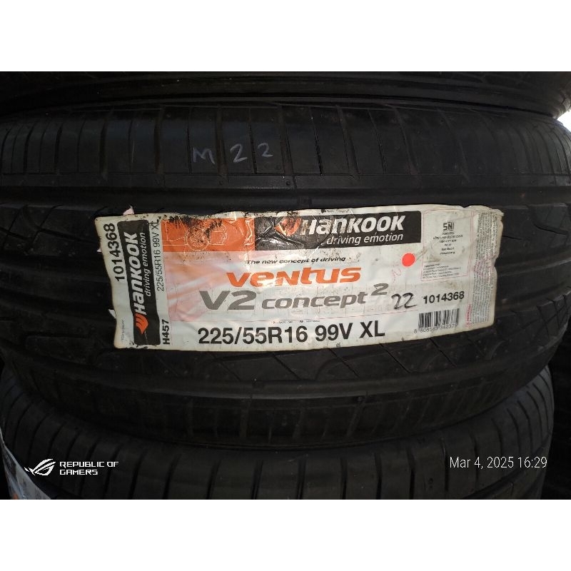 Ban Hankook Ventus V2 225/55 R16