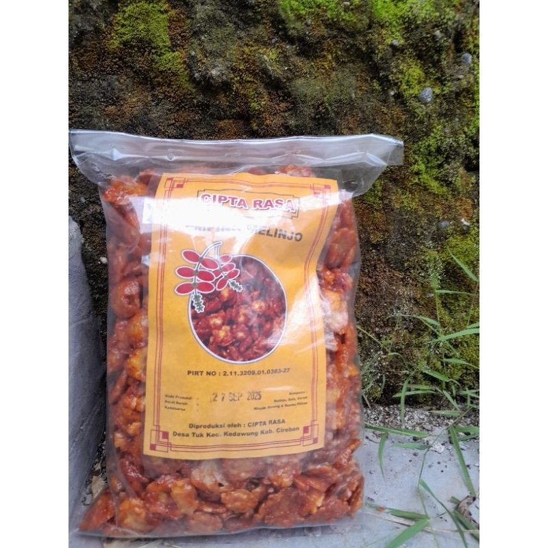 

Snack Emping rasa pedas manis Renyah netto 1kg