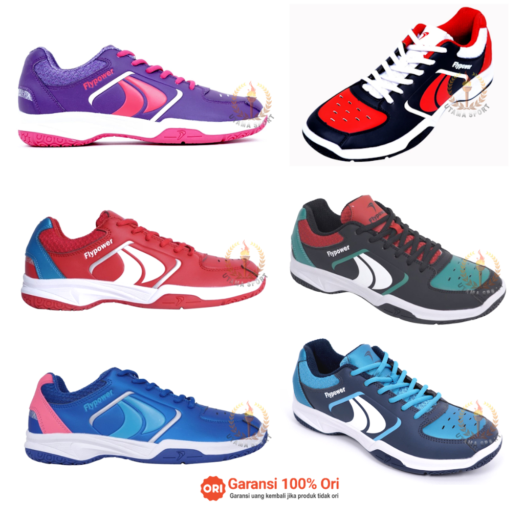 Warna Terbaru Flypower Kalasan 06 Sepatu Badminton Bulutangkis Kalasan 6