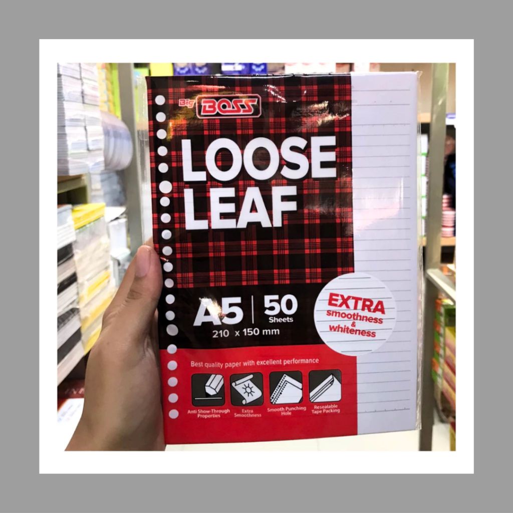 

Big Boss Loose Leaf A5 / Isi Binder A5 50 Lembar
