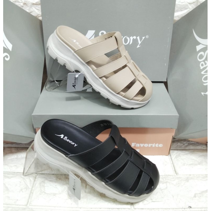 SENDAL SELOP SAVORY JD 962 WANITA TERBARU DAN ORIGINAL