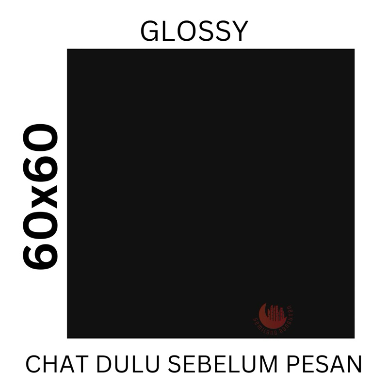 GRANIT ARNA 60x60 NUSANTARA BLACK / HITAM POLOS / KERAMIK lantai / KERAMIK LICIN / KILAT
