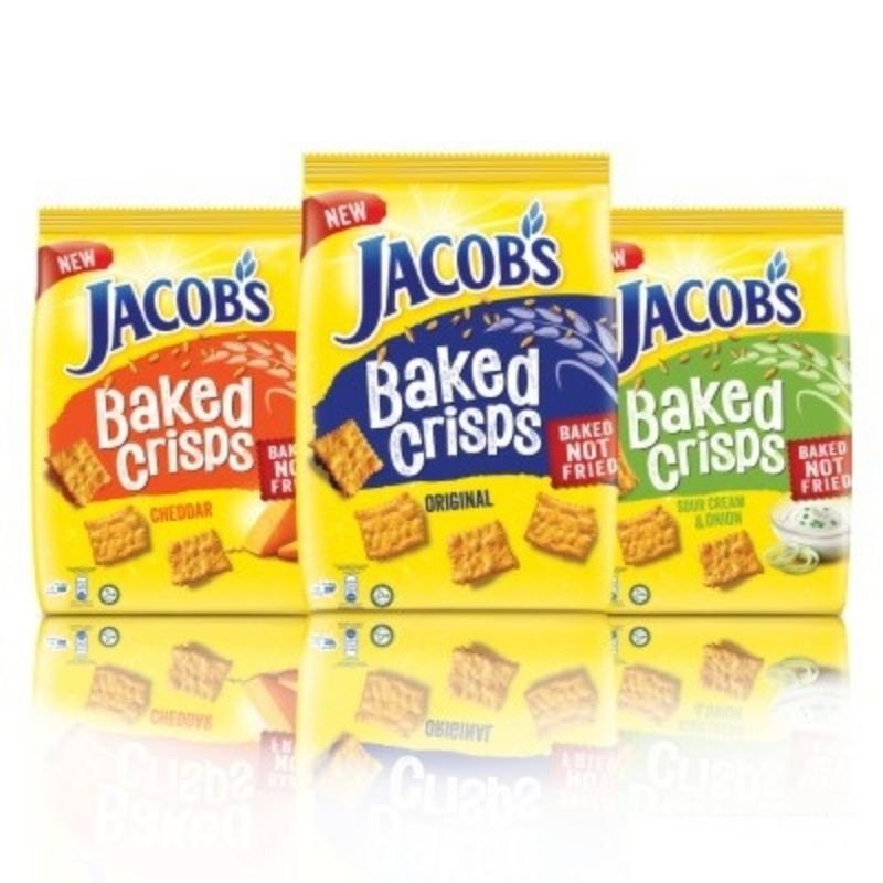 

Jacob's Baked Crisps ORI Handcarry Malay Ori, Cheese, Sour Cream HALAL 229 gram