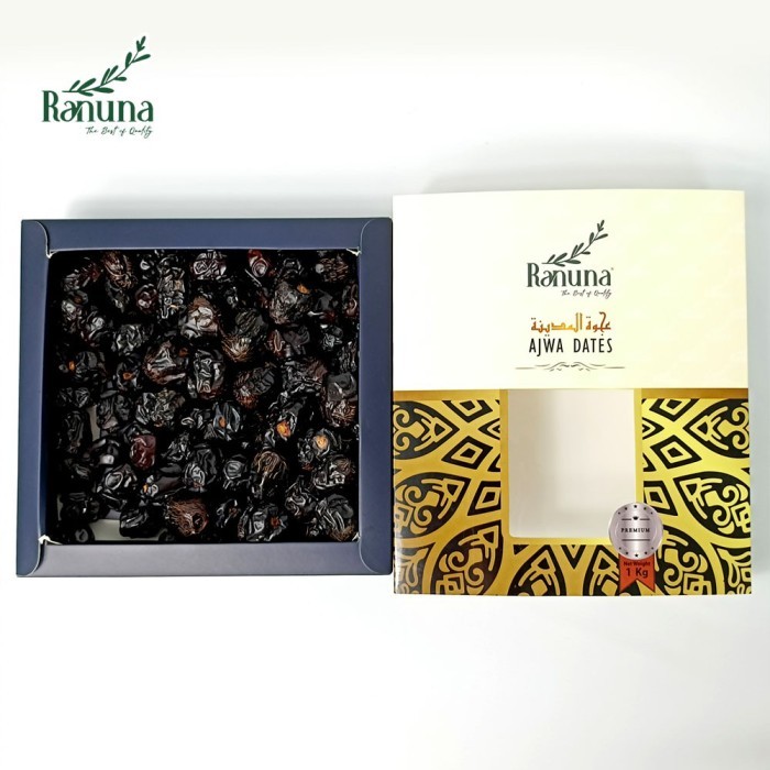 

Kurma Ajwa 1Kg Kurma Nabi Premium Original High Quality KURMA AJWA RANUNA
