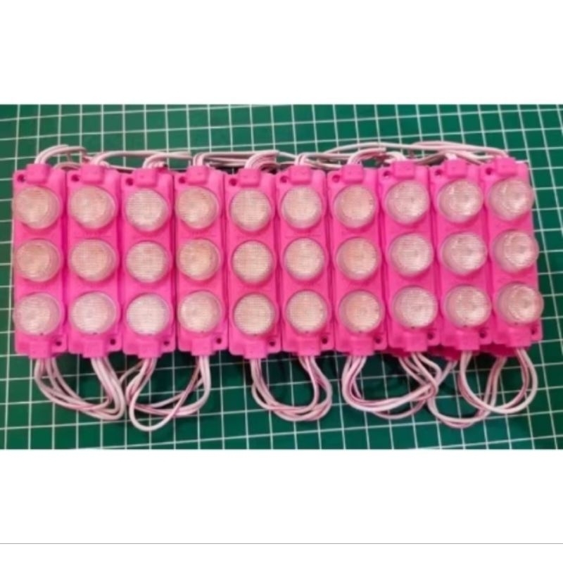 LAMPU LED MODUL 3 MATA 12 VOLT. lampu variasi mobil dan motor
