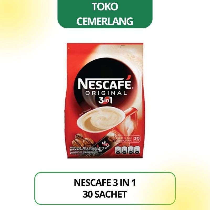 

Nescafe Original 3 in 1 isi 30 Sachet