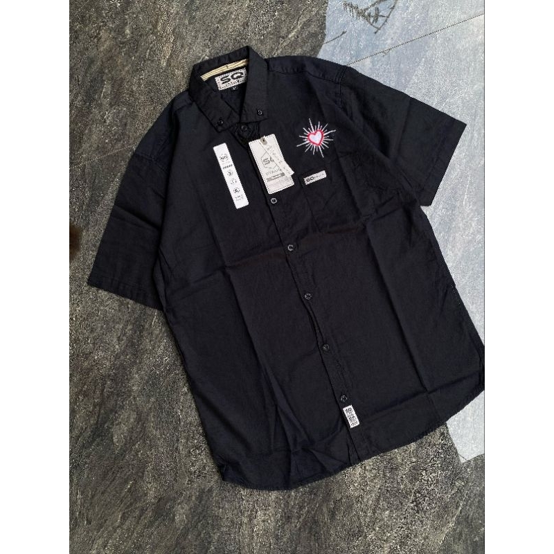 Kemeja Panjang PSHT / Hem Pendek PSHT Hati Bersinar Bordir Terbaru Keren Bisa COD