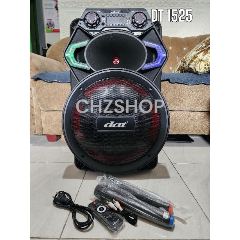 DAT DT 1525 Speaker Portable Speaker Bluetooth Speaker Troli 15 inch DAT DT1525 DISKON TERMURAH
