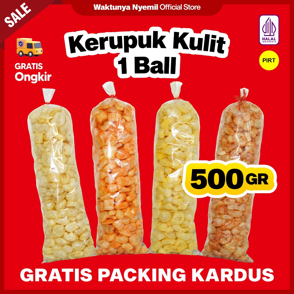 

1 BALL KERUPUK KULIT SAPI ASLI DOROKDOK 500 GR HALAL ENAK RENYAH Camilan Keripik Asin