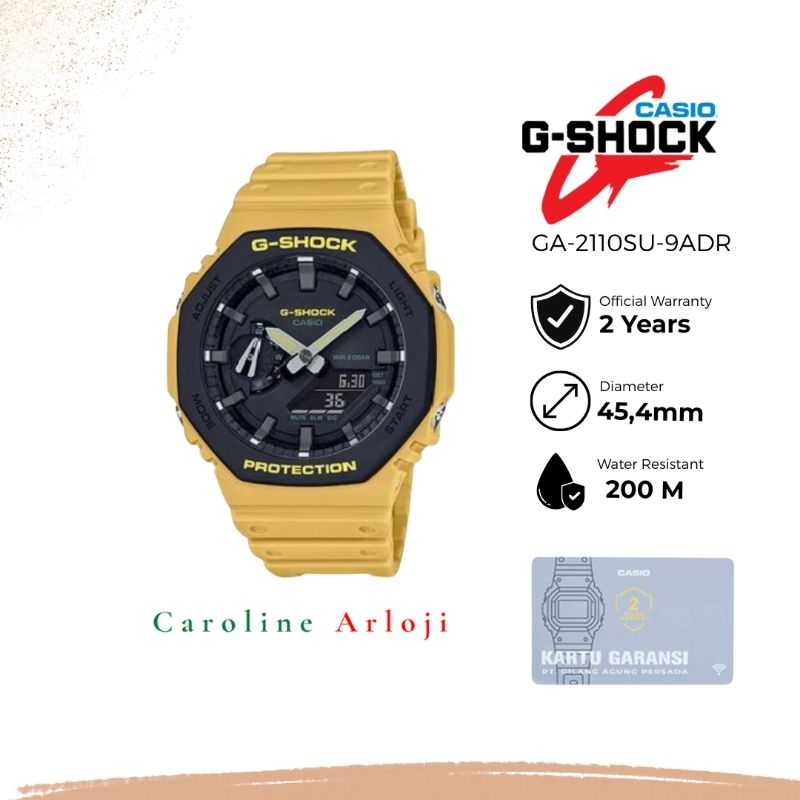 JAM TANGAN PRIA CASIO G-SHOCK GA-2110SU-9ADR GARANSI GAP