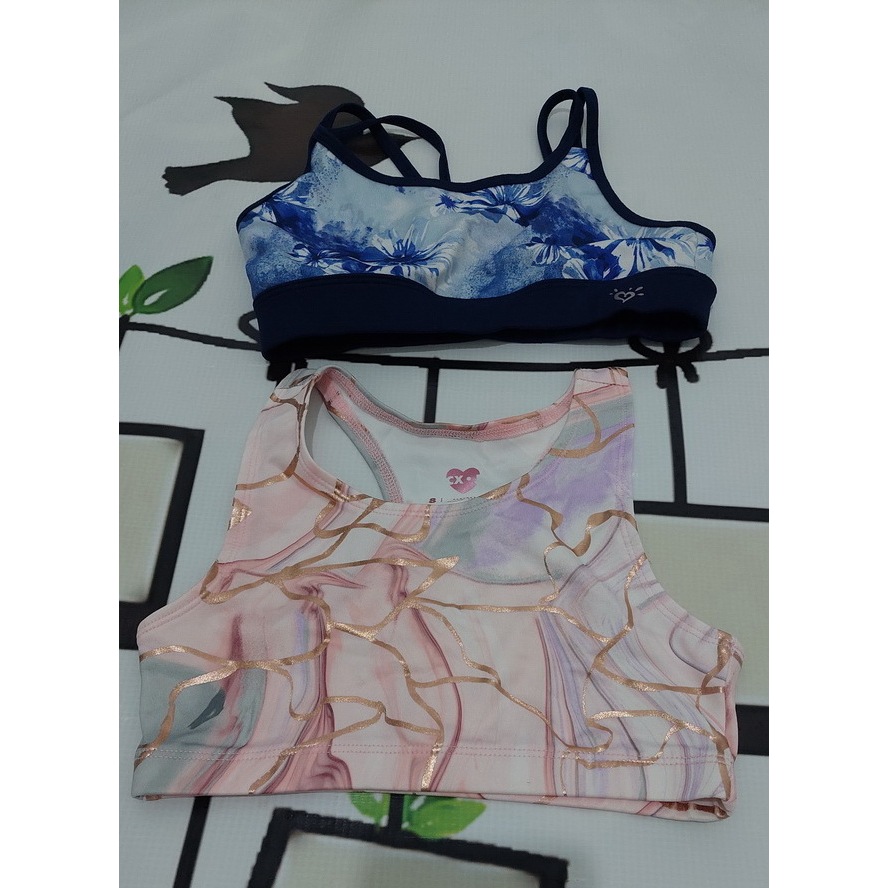 Leotard Justice  bundling 2pcs size 8 Y untuk gymnastic, dance, ballet dll,leotard senam,leotard gym