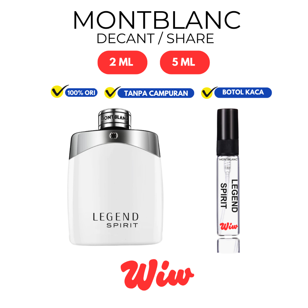 Montblanc Legend Spirit Decant Share 2ML dan 5 ML