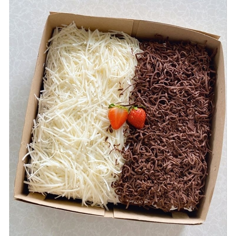 

brownies kukus topping bogor