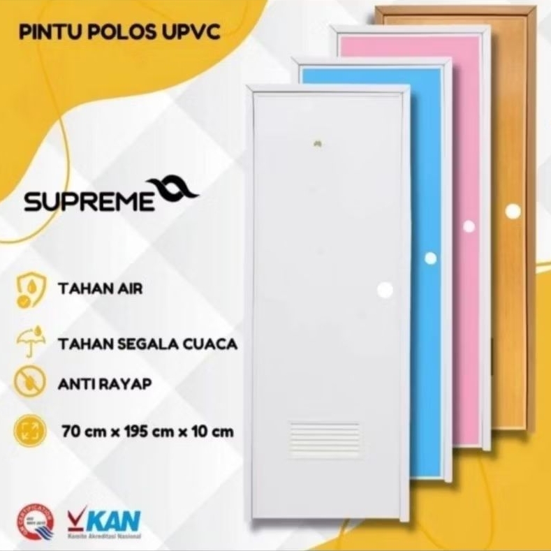 Pintu pvc tebal Supreme