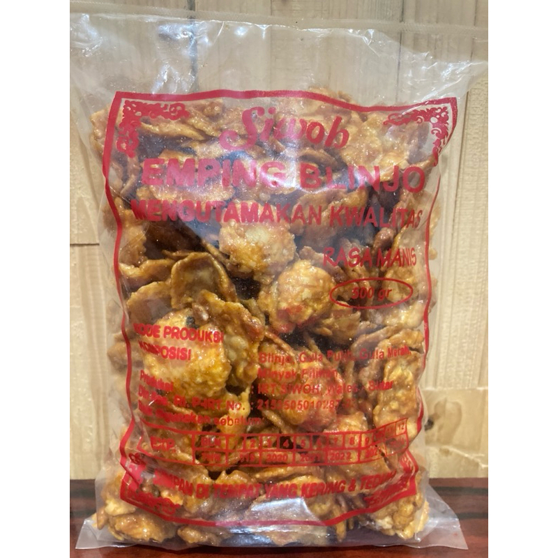 

Emping Mlinjo rasa Manis 1/5 Kg
