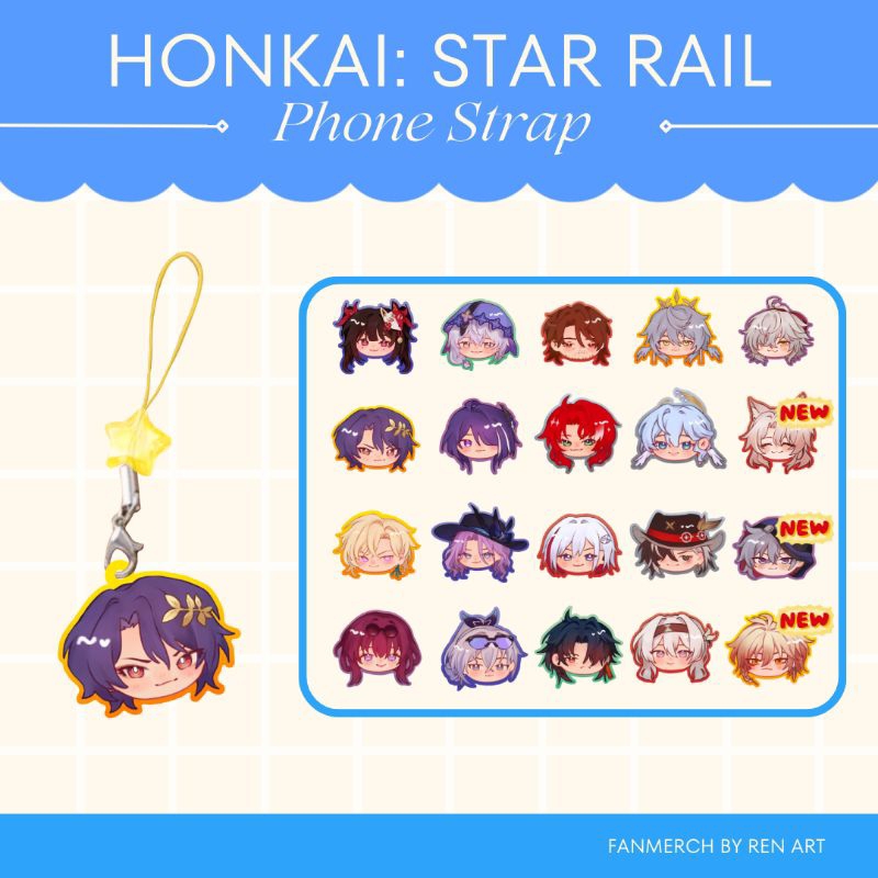 Phonestrap Honkai: Star Rail | HSR | Fanmerch by Ren_art