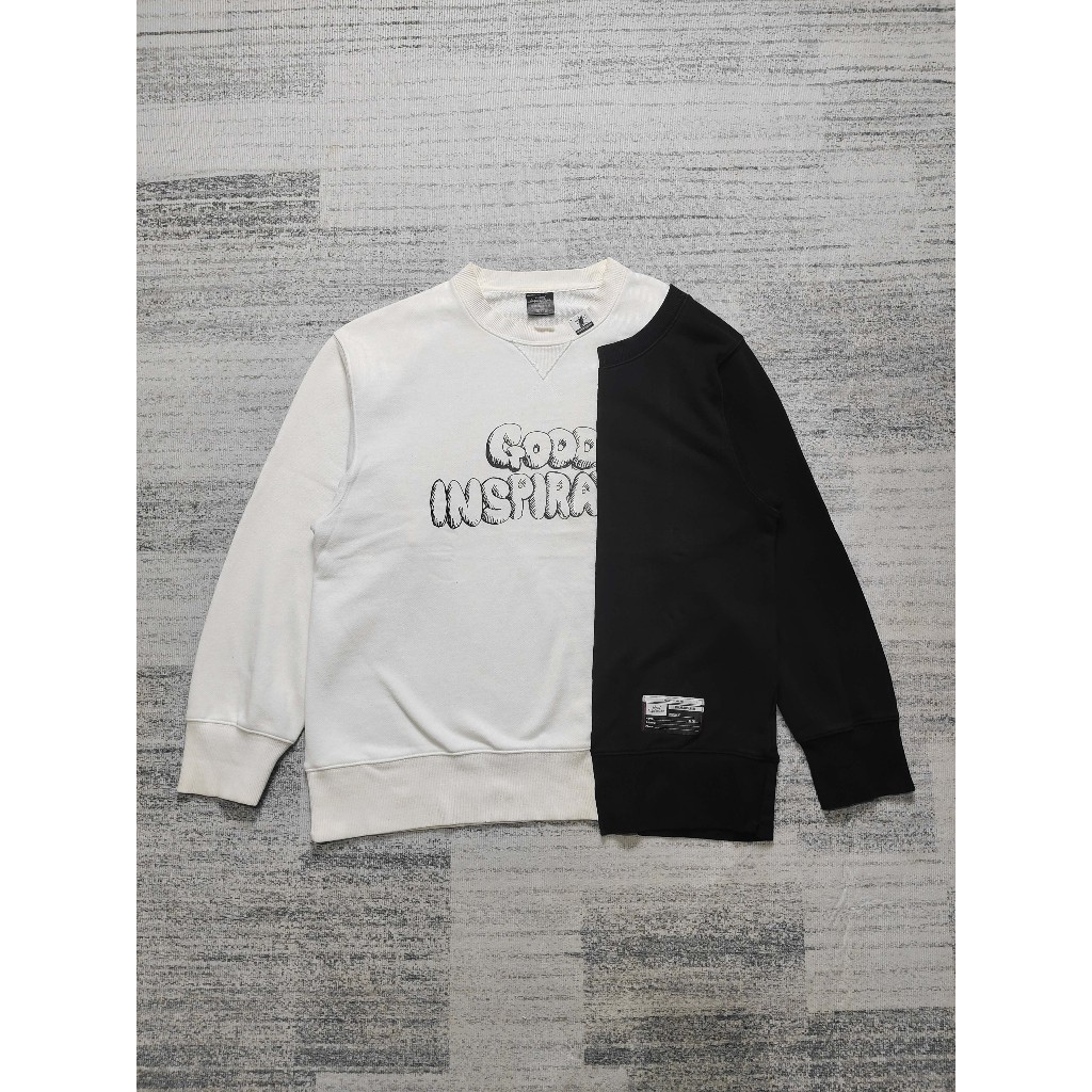 GU Uniqlo x Mihara Yasuhiro Two Tone Sweatshirt Sweater Crewneck