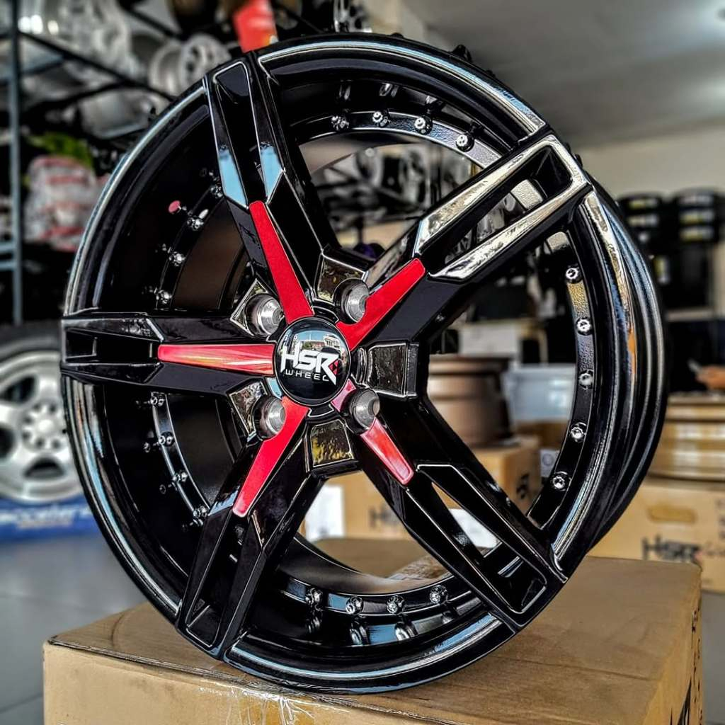 Velg Original Hsr Keunikai Ring 15 Pcd 4x100 Model Palang Bintang