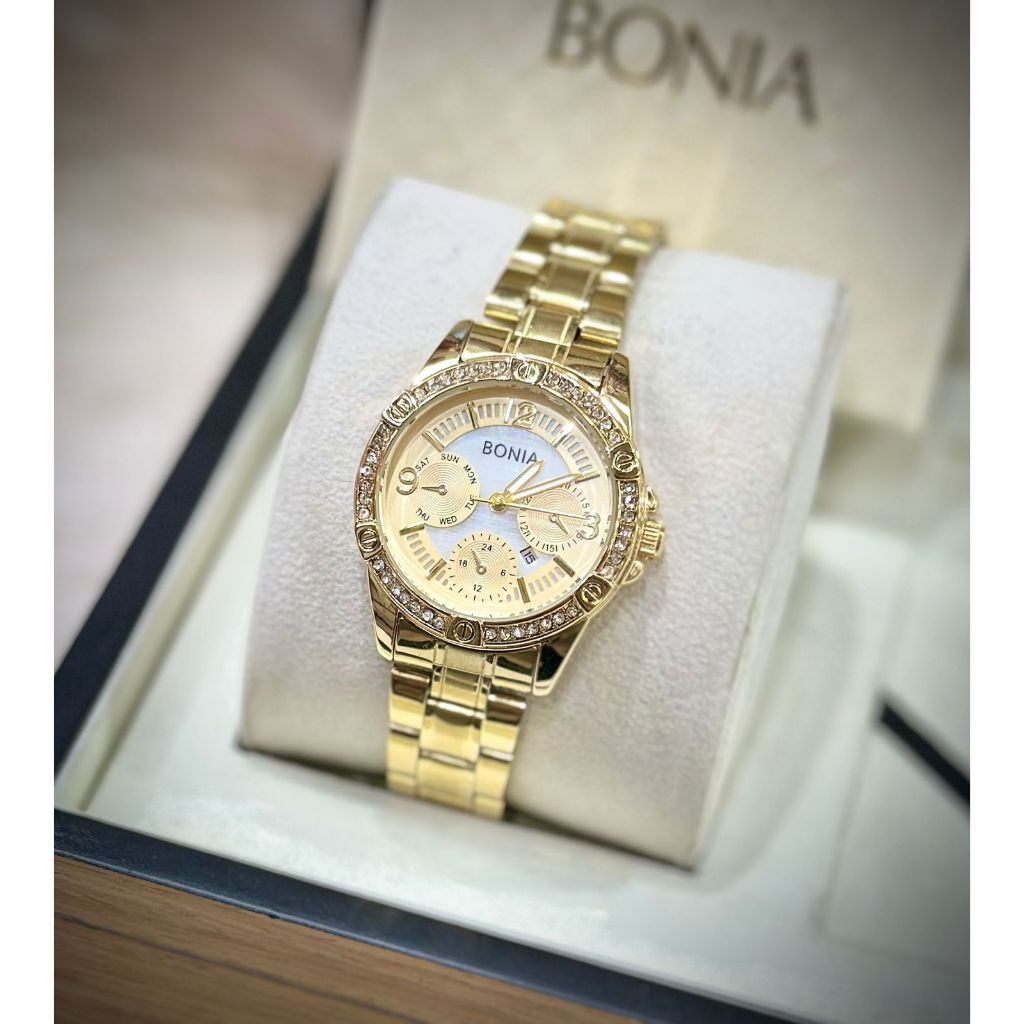 Jam Tangan Bonia Rantai Besi