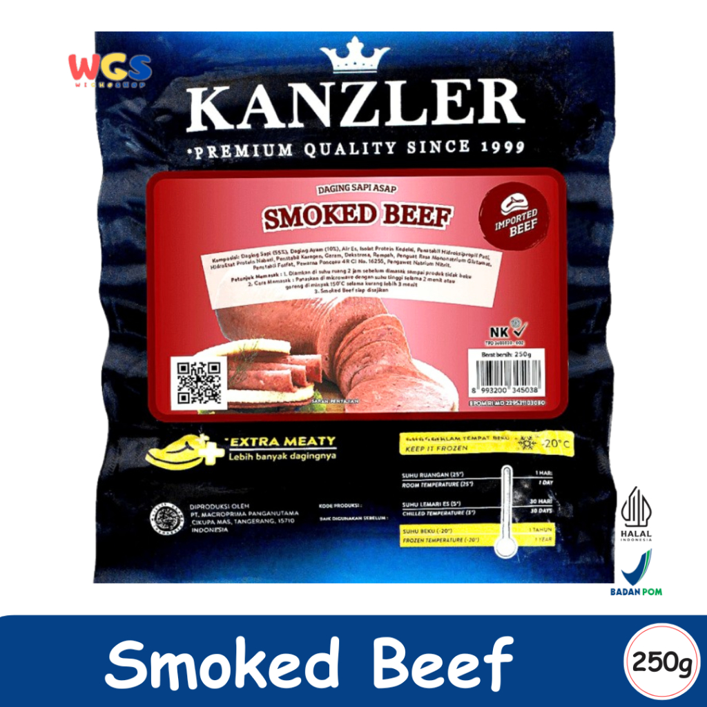 

Kanzler Smoked Beef 250g – Daging Sapi Asap Premium untuk Berbagai Hidangan