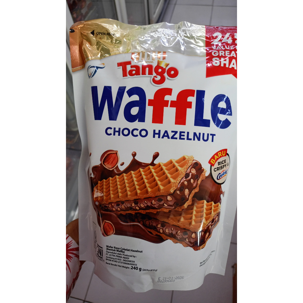 

Tango Waffle Pouch Choco Hazelnut 240 gram