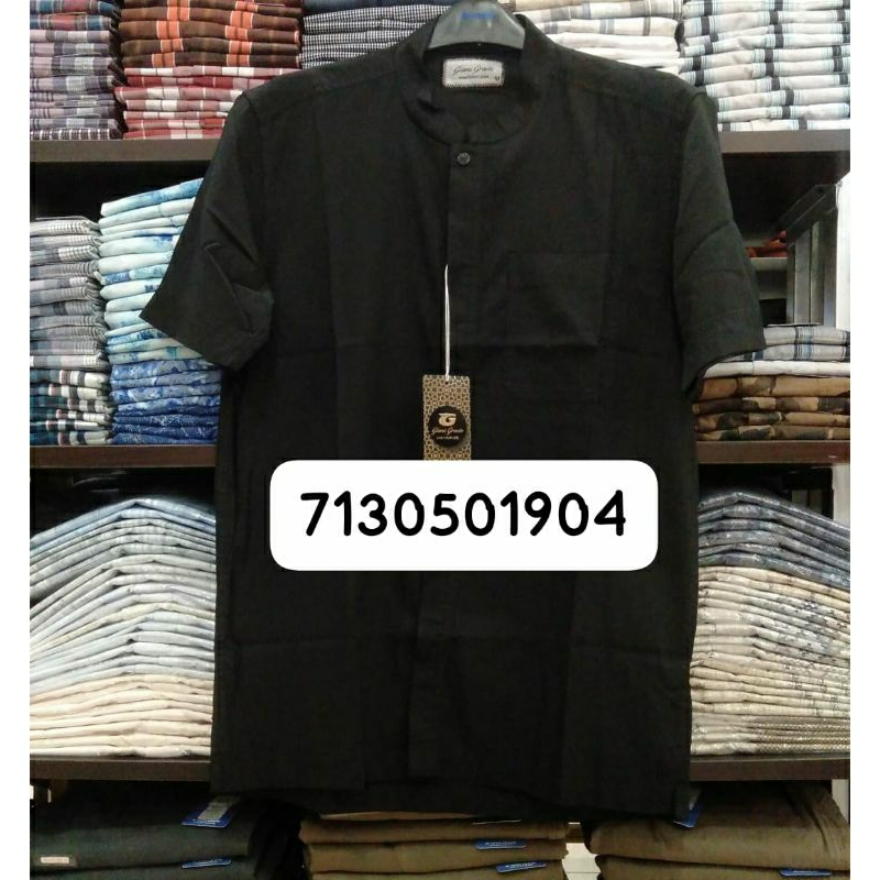 Baju Koko Motif Pria Casual Lengan Pendek Giani Gracio