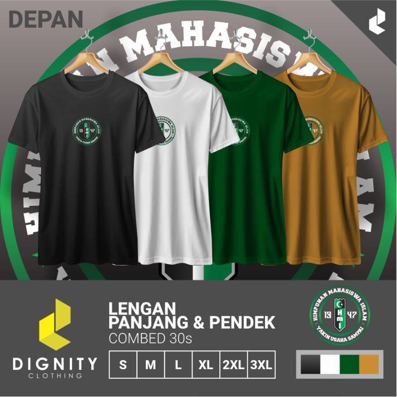 Kaos HMI (KODE 02) / KAOS HIMPUNAN MAHASISWA ISLAM / Kaos Aktivis / Kaos Yakusa