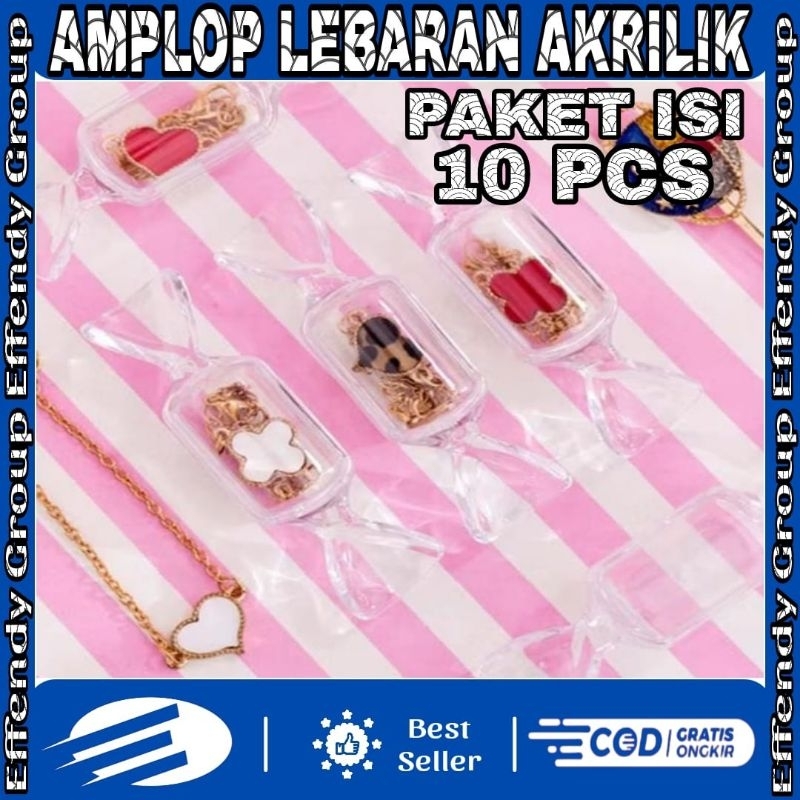 

(PROMO SPESIAL) Amplop Lebaran Terbaru Paket 10 PCS Berbentuk Permen Unik Dan Lucu Terbuat Dari Akrilik Tahan Lama Dan Awet Ampao Lebaran THR Angpao Lebaran Hari Raya Idul Fitri Lucu