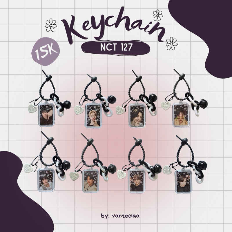 KEYCHAIN/KEYRING/GANTUNGAN KUNCI MINI NCT 127 ILICHILL