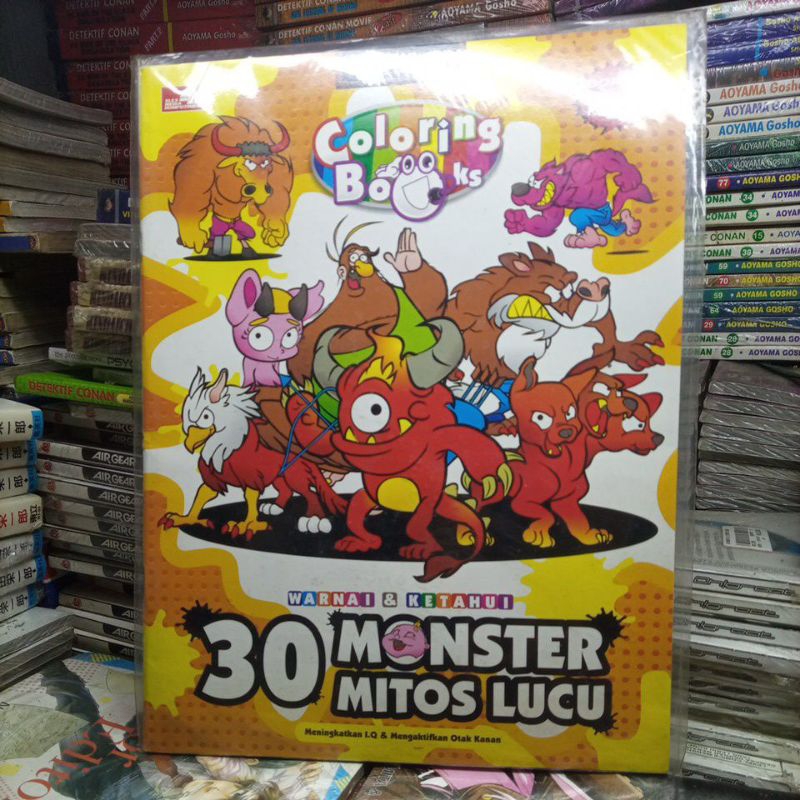 Buku Anak - Coloring Books 30 Monster Mitos Lucu