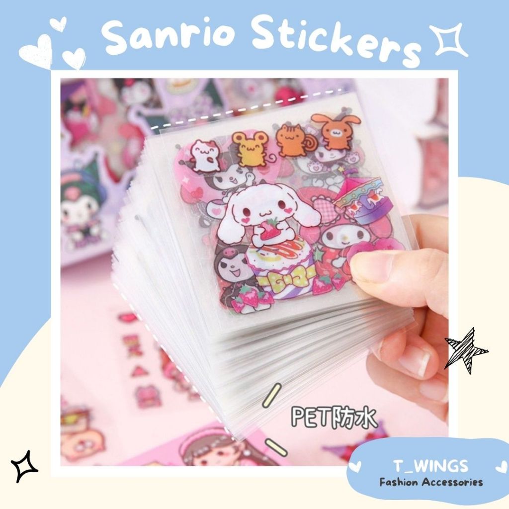 

[ TWI_04 ] Stiker Masu 25Lembar / Stiker PET WaterProff Masu & Sanrio 25Lembar / Stiker Viral DIY Masu Sanrio