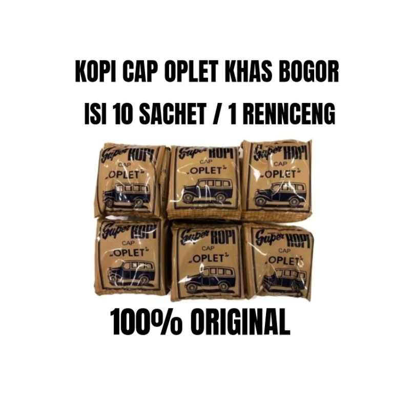 

Kopi Oplet Tanpa Gula Isi 10 Sachet / 1 Renceng @8gram